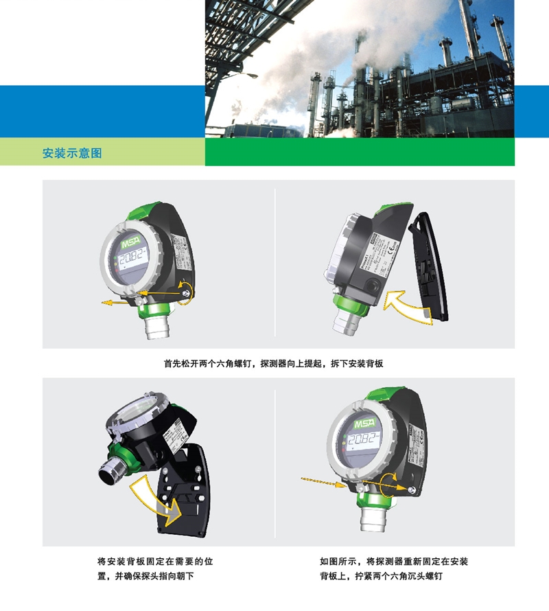 梅思安10123832PrimaXP固定式檢測器圖片2
