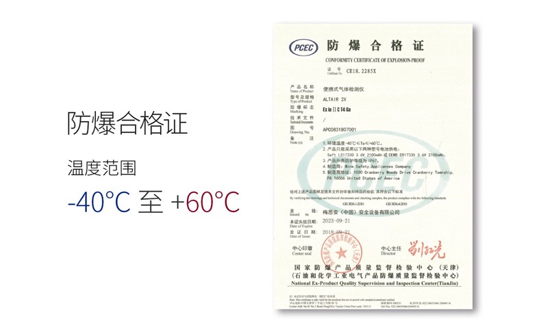 梅思安10196221（國產版）天鷹2XT雙氣體檢測儀圖片7