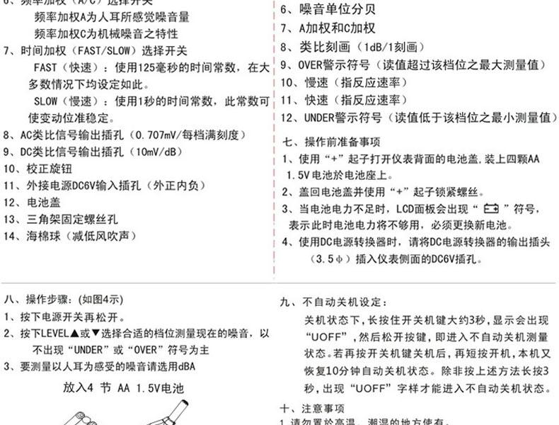 希瑪AR824聲級(jí)計(jì)圖16