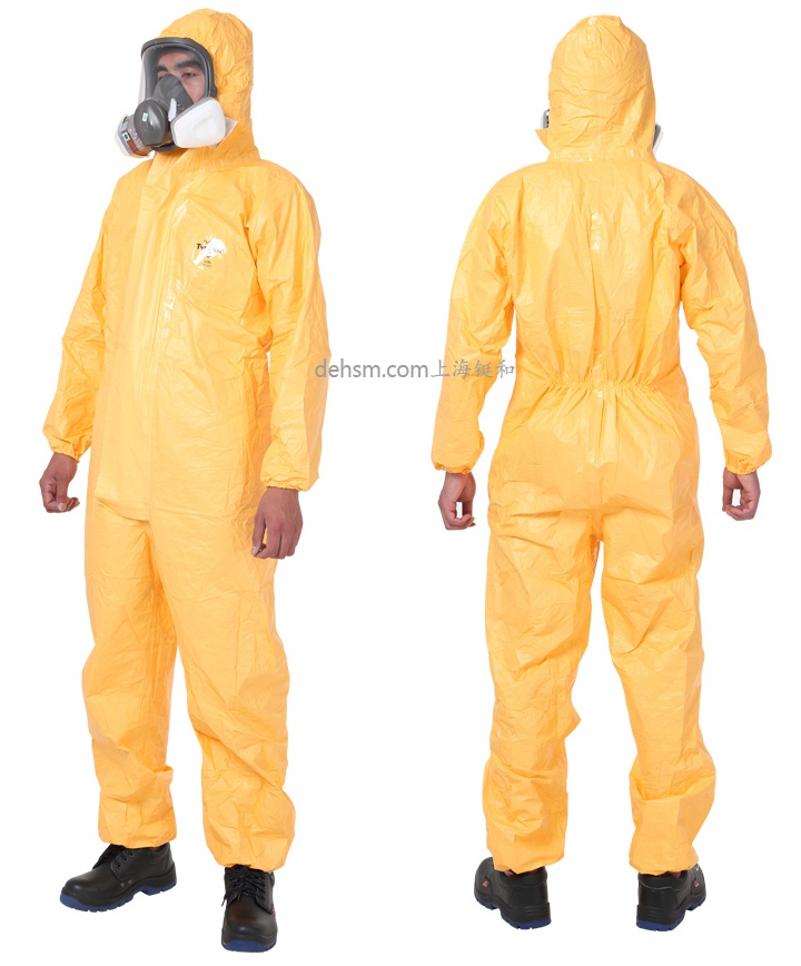 杜邦tychemC化學(xué)防護服正反面圖片