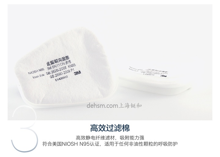 3M7502+6002防硫化氫及酸性氣體防毒面具KN95過(guò)濾棉