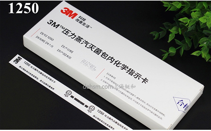 3M1250壓力蒸汽滅菌包內(nèi)化學指示卡圖片-正面
